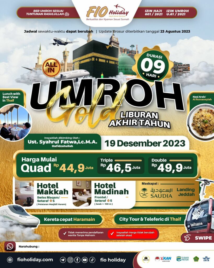 Thaif - Ber Umroh Sesuai Tuntunan Rasulullah & FIO Holiday